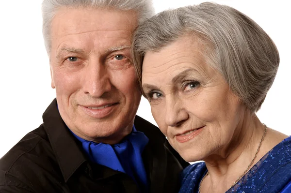 エレガントな高齢者のカップル — ストック写真