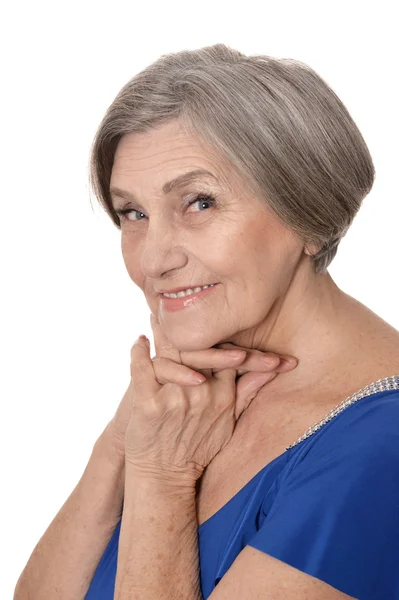 Retrato de mulher sênior — Fotografia de Stock