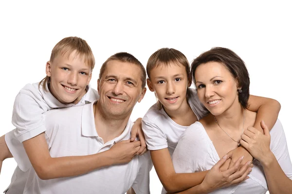 Niedliche Familie — Stockfoto