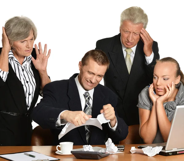 Geschäftsleute bei der Arbeit — Stockfoto