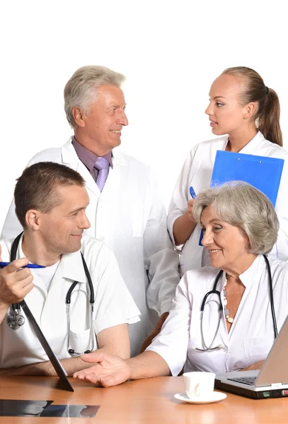 Doctors exemining xray — Stock Photo, Image