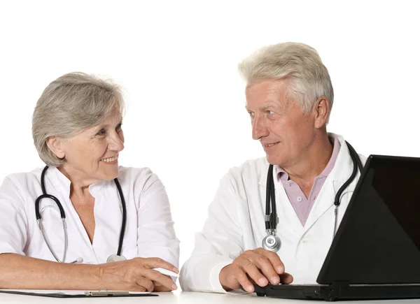 Elderly doctors — Stock Photo, Image