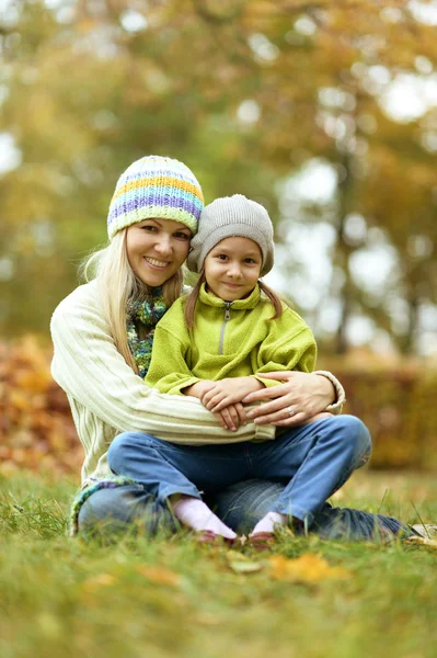 Happy mother with her cute daughter — Stock Photo, Image