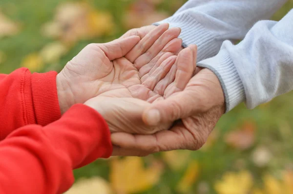 Hands held together — Stock Photo, Image