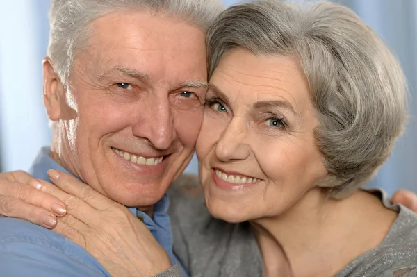 Couple aîné à la maison — Photo