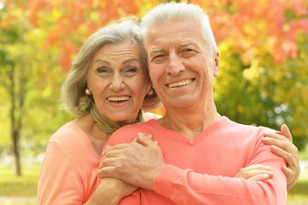 Feliz pareja de ancianos descansando —  Fotos de Stock