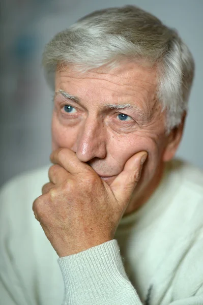 Sad senior man — Stock Photo, Image