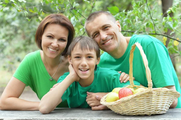 Famille ayant pique-nique — Photo