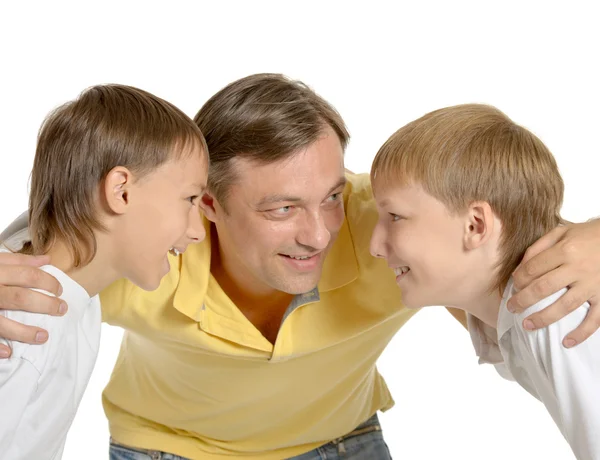 Father and sons. — Stock Photo, Image