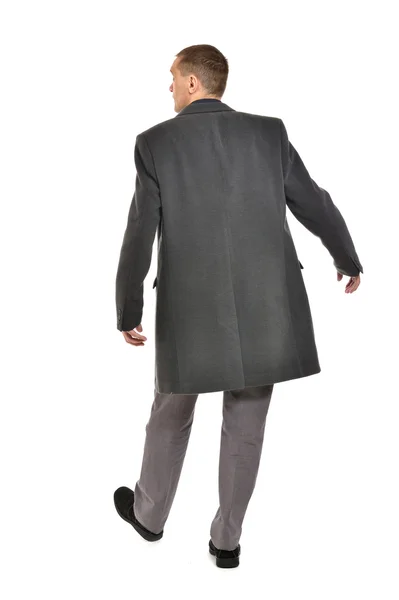 Άντρας σε παλτό — Φωτογραφία Αρχείου