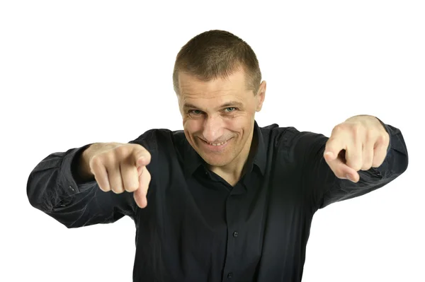 Man pointing at you — Stock Photo, Image