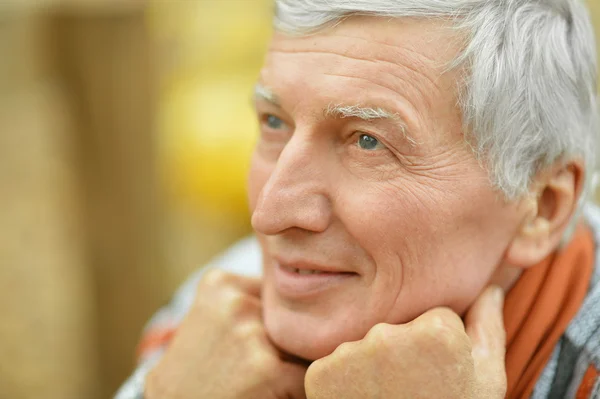 Senior man  in forest — Stock Photo, Image