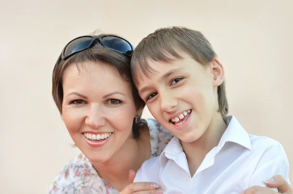 Happy mother with her son Royalty Free Stock Images