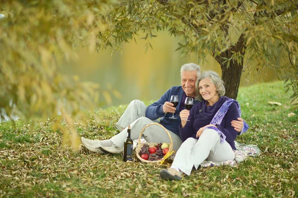 Amusant vieux couple — Photo