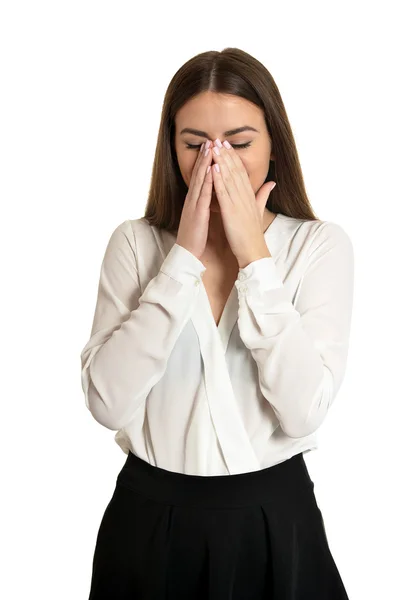 Surprised young woman — Stock Photo, Image