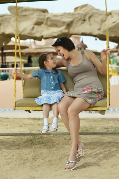 Mother and Daughter having fun — Stock Photo, Image