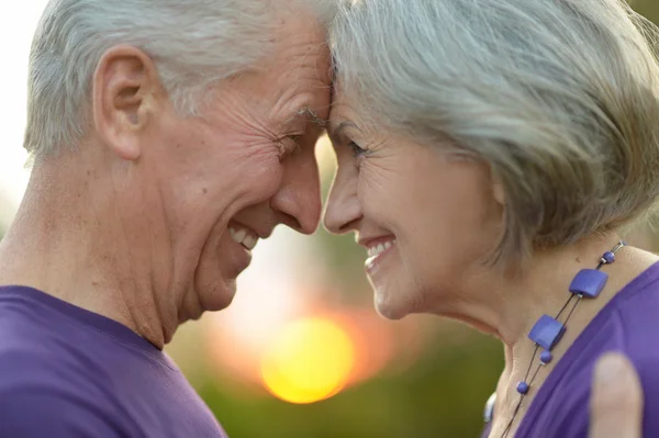 Happy old couple — Stock Photo, Image