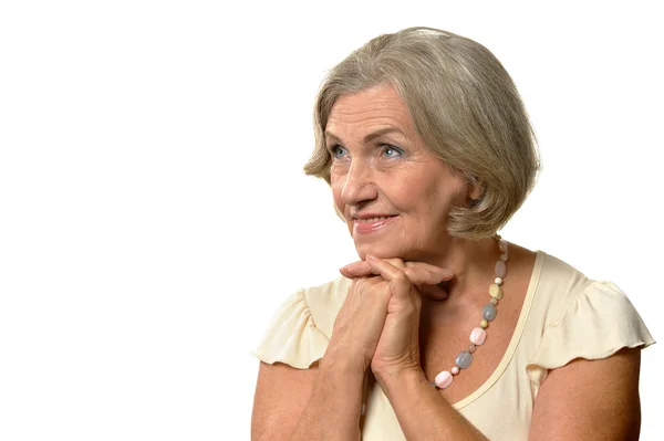 Portrait of senior woman — Stock Photo, Image