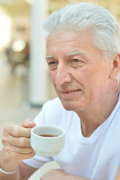 Man  with cup of coffee — Stock Photo, Image