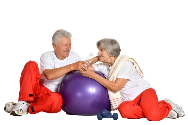 Fittes Senioren-Paar — Stockfoto