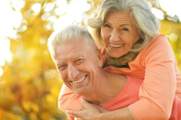 Happy old people Stock Image