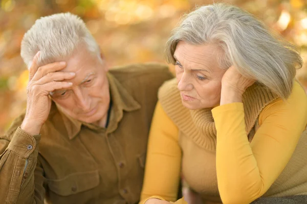 Elderly couple together — Stock Photo, Image