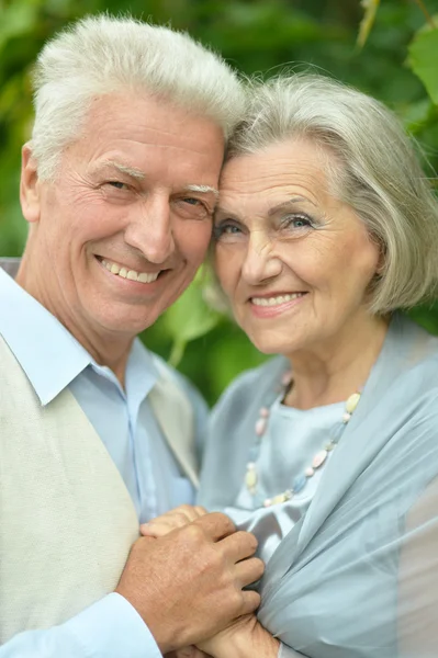 Elderly couple together — Stock Photo, Image