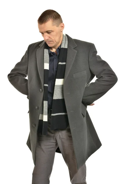 Handsome Man in coat — Stock Photo, Image