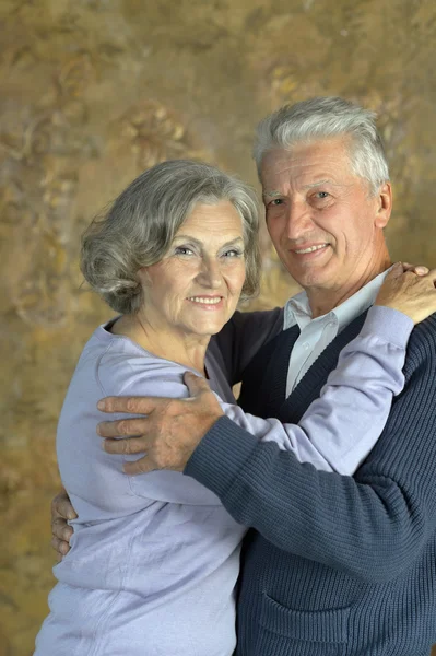 Elderly couple together — Stock Photo, Image