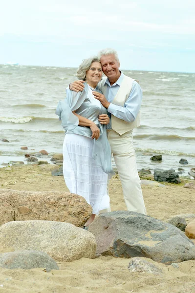 Elderly couple together — Stock Photo, Image