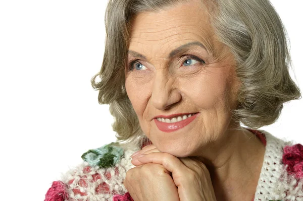 Bella donna anziana — Foto Stock