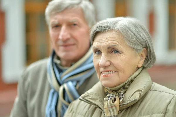 Elderly couple together — Stock Photo, Image