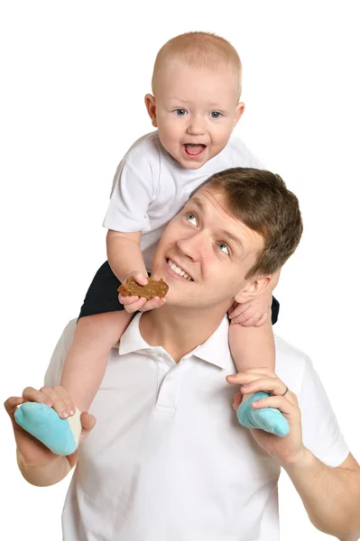Vater und kleines Kind — Stockfoto