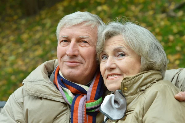 Elderly couple together — Stock Photo, Image