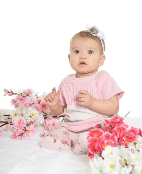 Niedliches Baby in Kleidung — Stockfoto