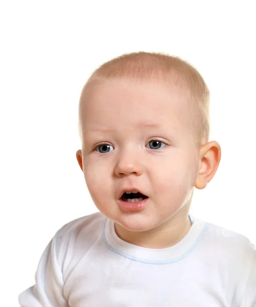 Retrato de adorable bebé niño — Foto de Stock