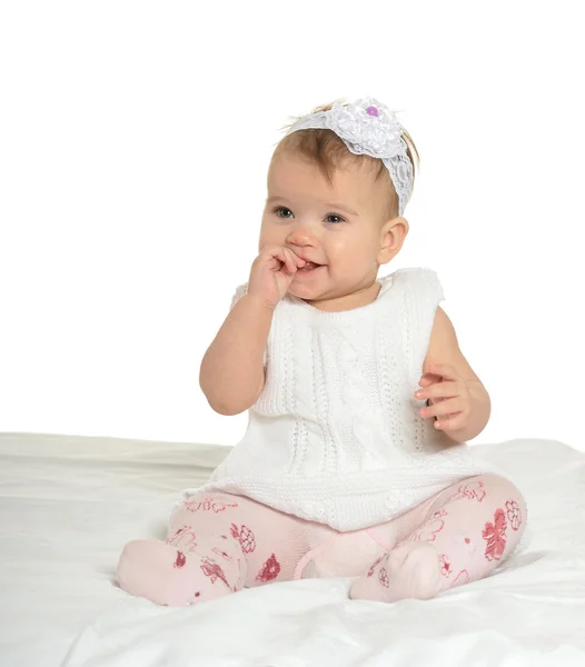 Adorable little baby girl Stock Picture