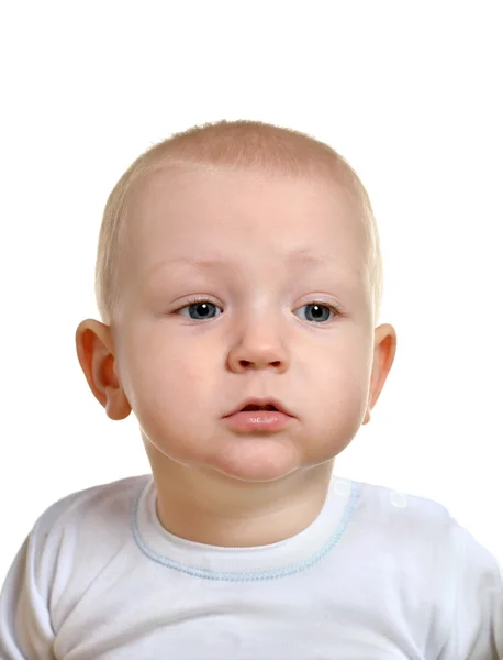 Portrait of adorable baby boy Stock Photo