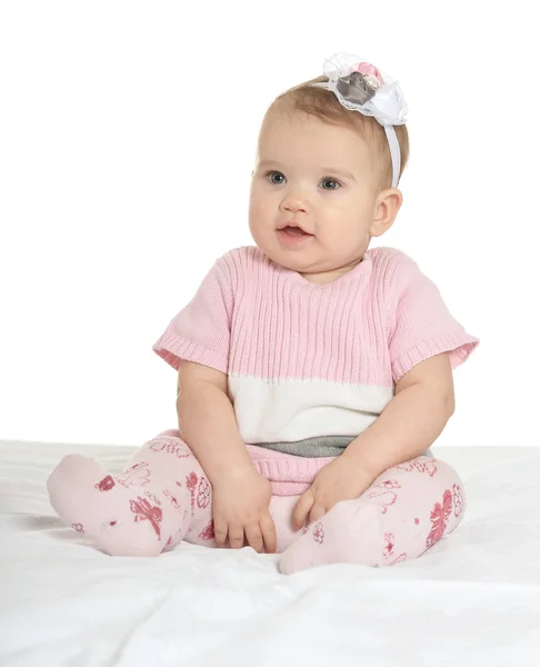 Portrait of adorable baby Stock Picture