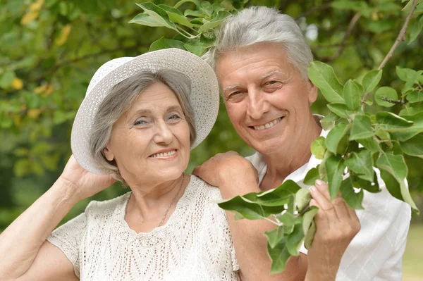 Pareja madura en el día de verano — Foto de Stock