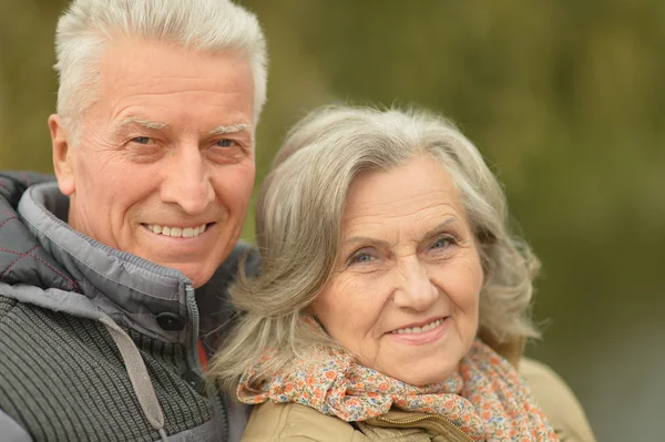 Elderly couple together — Stock Photo, Image