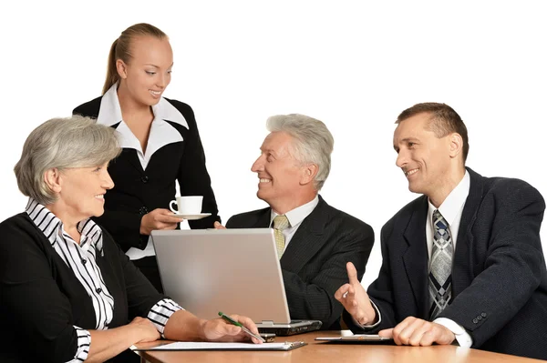 Uomini d'affari al lavoro — Foto Stock