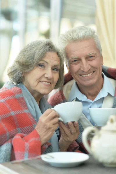 Happy beautiful elderly people — Stock Photo, Image