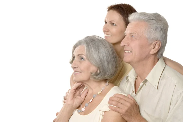 Leuke familie portret — Stockfoto