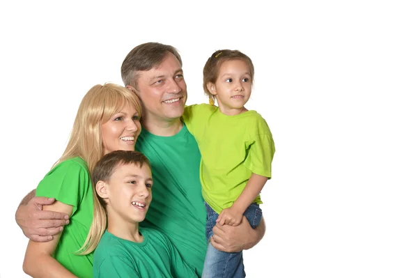 Linda familia feliz —  Fotos de Stock