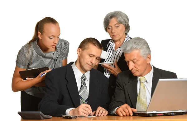 Företagsfolk i arbete — Stockfoto