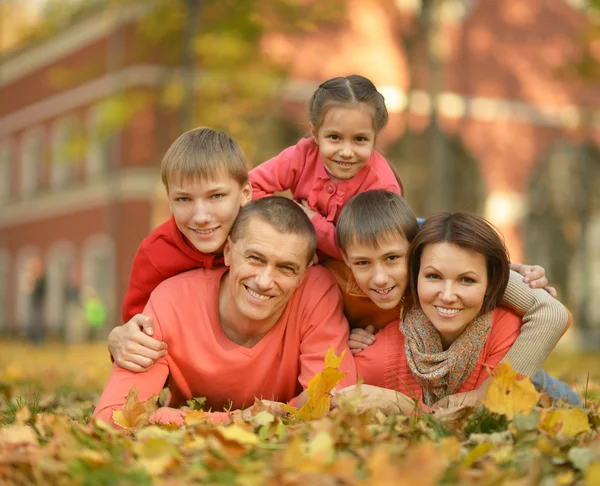 Happy grandparents with grandson — Stock Photo, Image