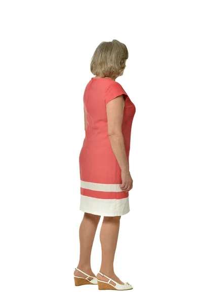 Back view of senior woman — Stock Photo, Image