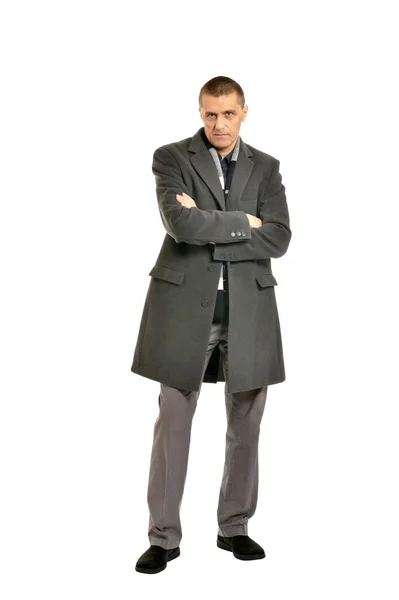 Handsome Man in coat — Stock Photo, Image