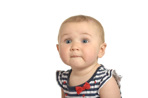 Surprised cute baby — Stock Photo, Image